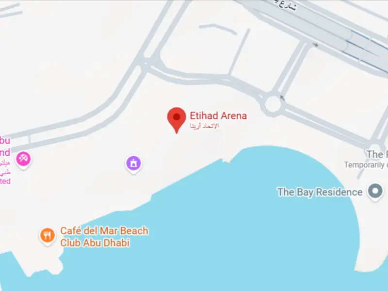 Etihad Arena location