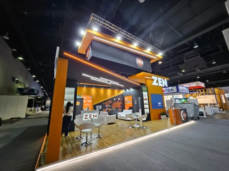 Custom exhibition stand builder in Qatar creating innovative trade show displays