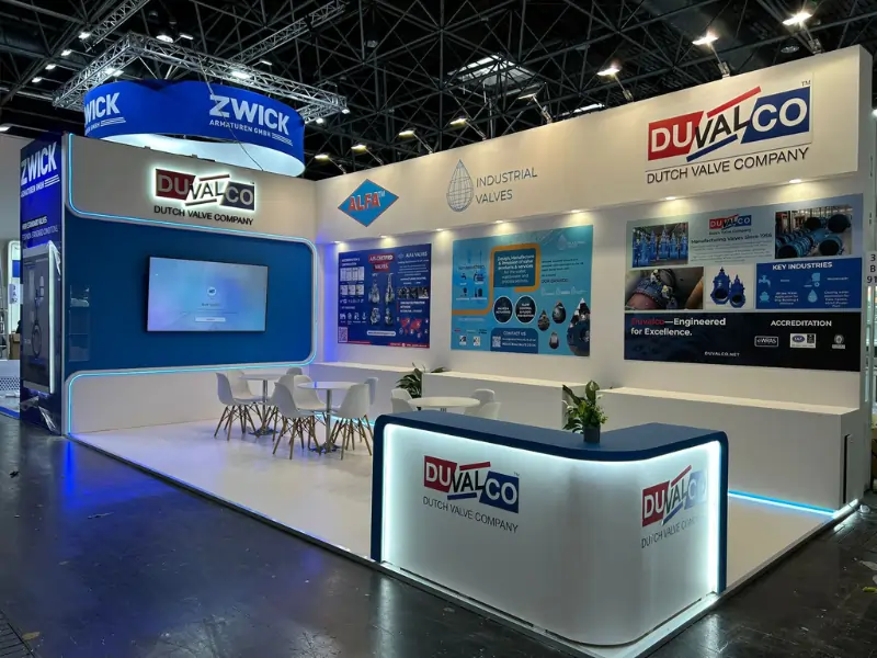 Professional exhibition stand contractor in Sharjah building custom trade show booths